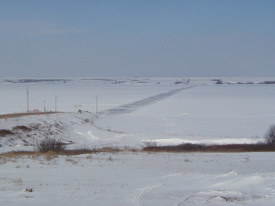 Riverhurst ice crossing open for winter transportation